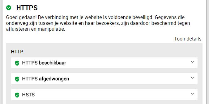 Internet.nl - HTTPS